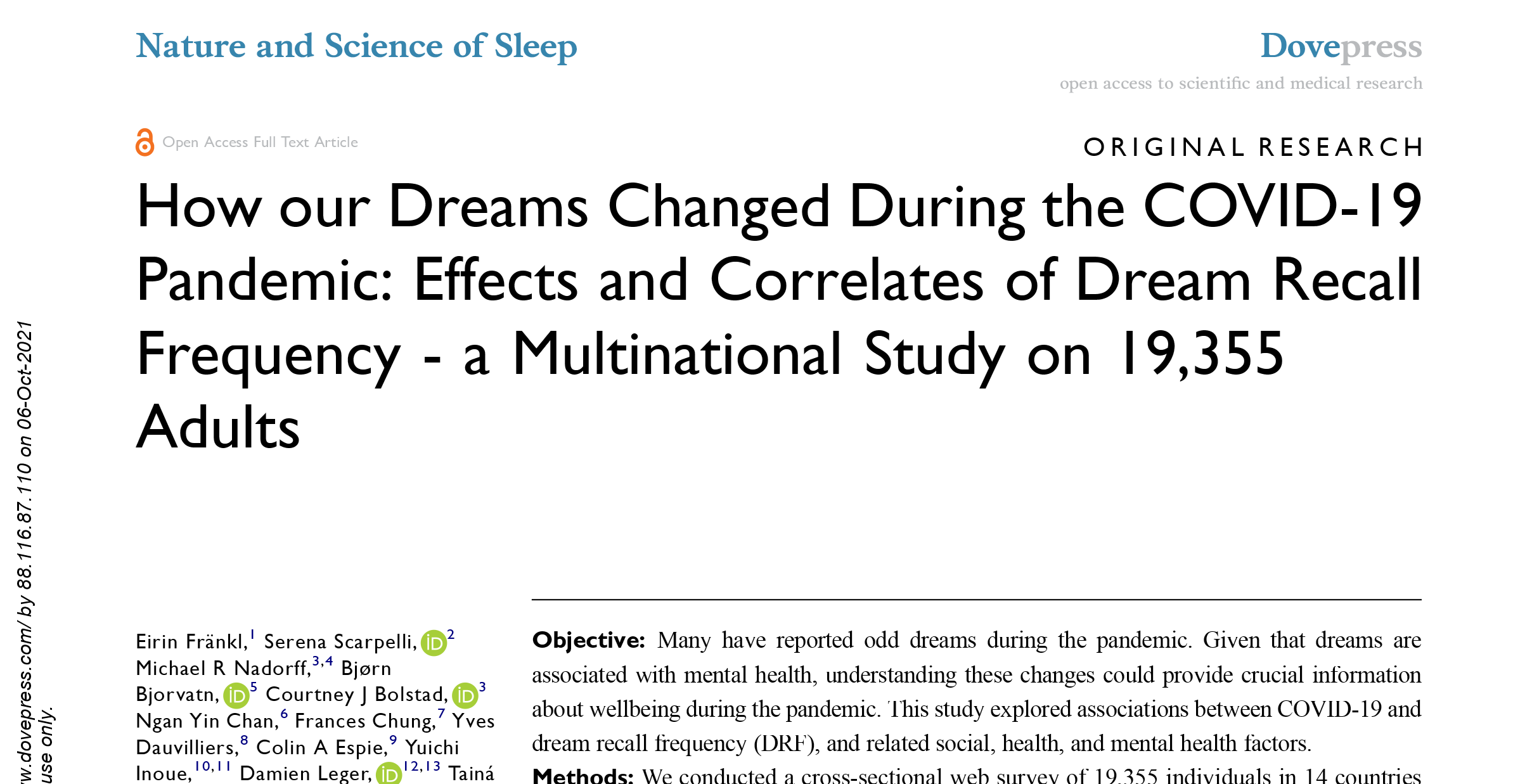 Read more about the article How our dreams changed during the covid-19